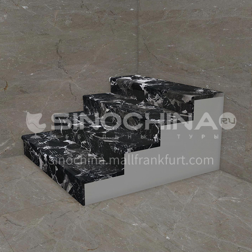 Natural black light luxury marble staircase M-HA94M